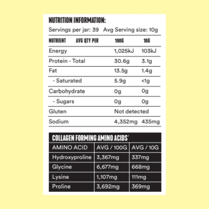 Gevity Bone Broth Body Glue - AM Cleanse - 390g