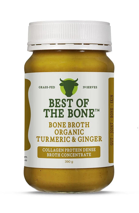 BEST OF THE BONE BROTH CONCENTRATE - ORGANIC TURMERIC & GINGER 390G