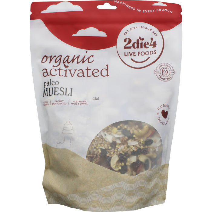 2DIE4 | Organic Activated Paleo Muesli | 1kg