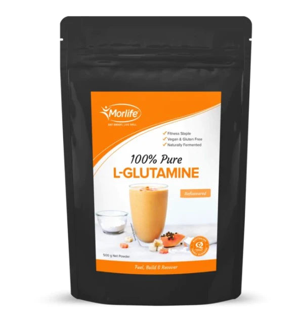MORLIFE L-GLUTAMINE POWDER 500G
