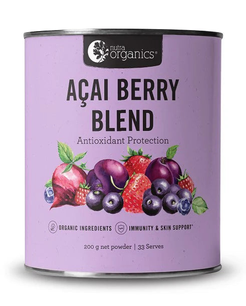 NUTRA ORGANICS ACAI BERRY BLEND 200G