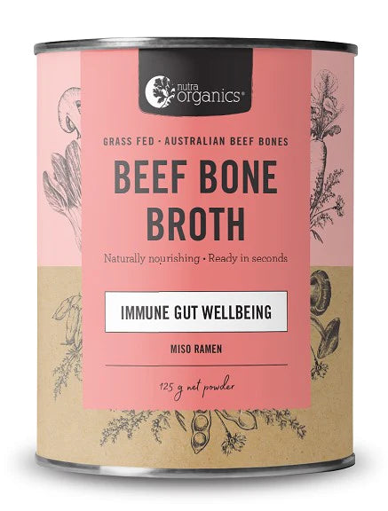 NUTRA ORGANICS BEEF BONE BROTH MISO RAMEN 125G