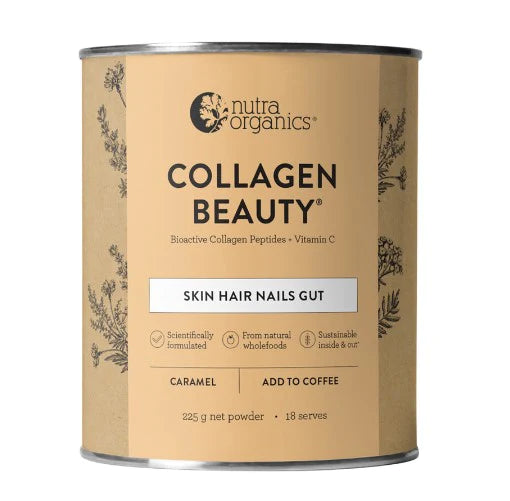 NUTRA ORGANICS COLLAGEN BEAUTY CARAMEL 225G