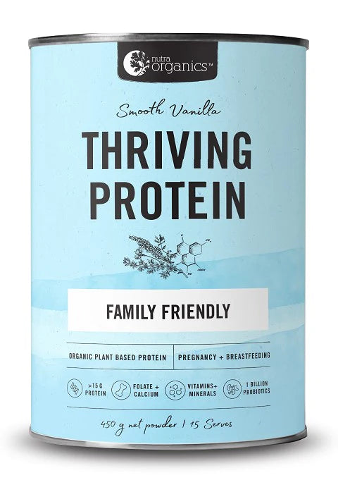 NUTRA ORGANICS THRIVING PROTEIN VANILLA 450G