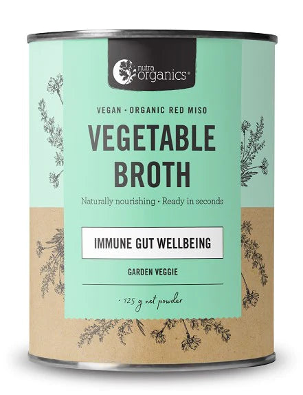 NUTRA ORGANICS VEGETABLE BROTH GARDEN VEGGIE 125G