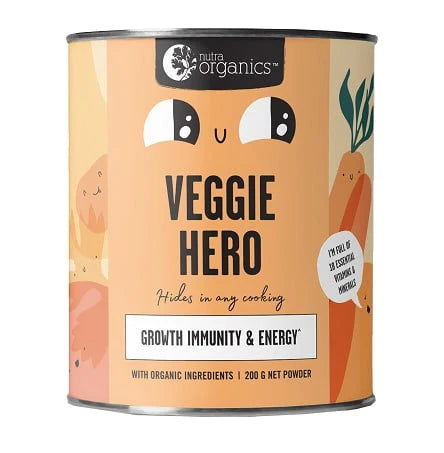 NUTRA ORGANICS VEGGIE HERO 200G