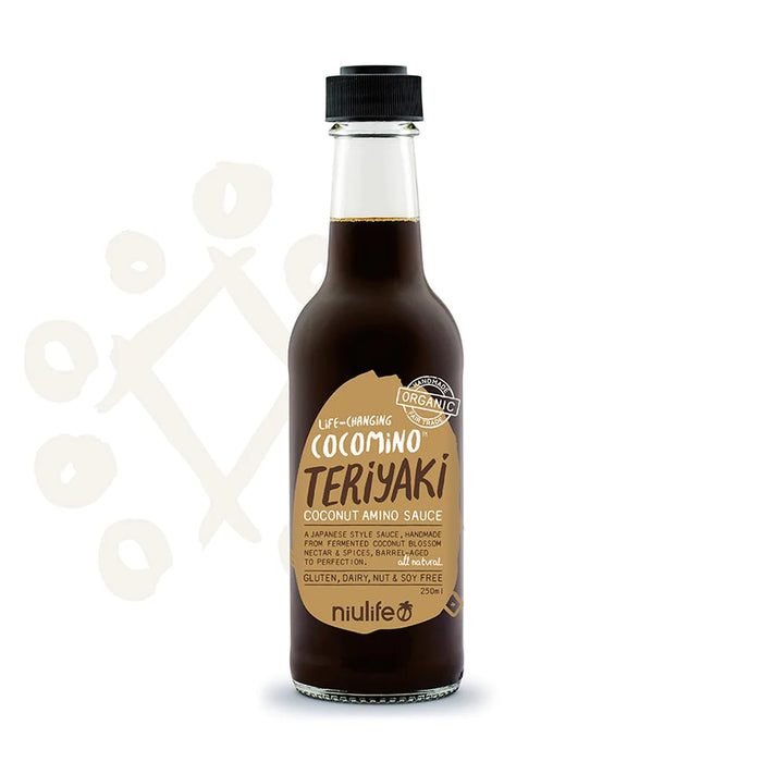 Niulife Organic Teriyaki Coconut Amino Marinade & Sauce 250ml