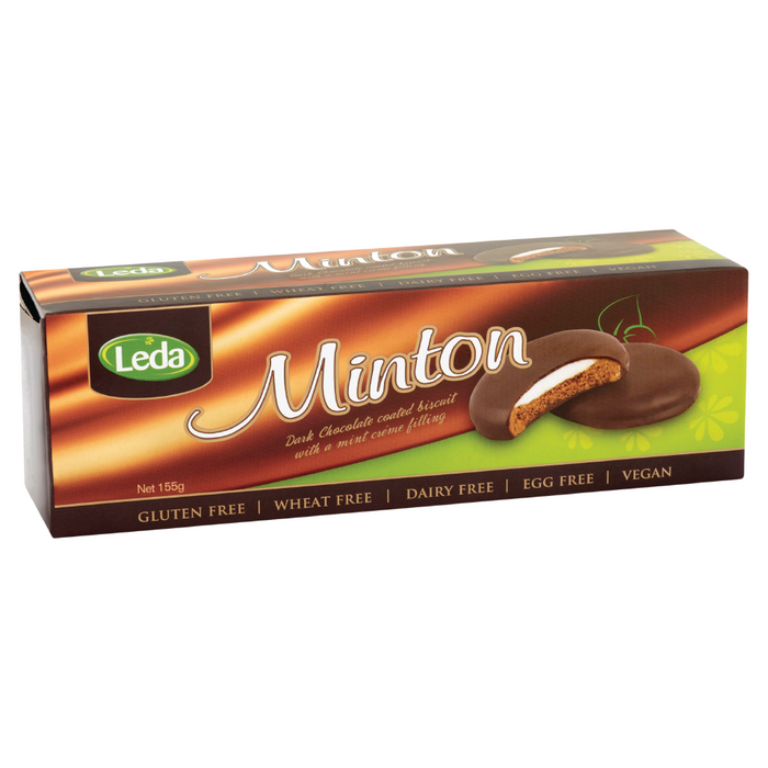 Leda Nutrition Dark Choc Minton Biscuits 155g