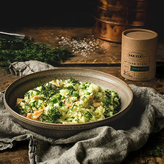 Smoked Salmon and Dill Risotto