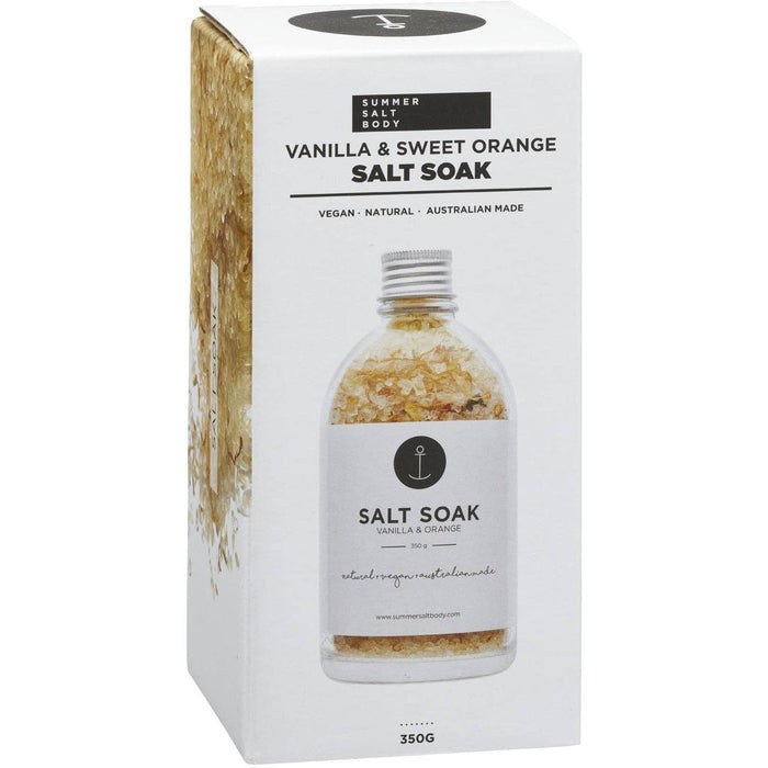 Summer Salt Body | Salt Soak | Vanilla & Orange - 350g