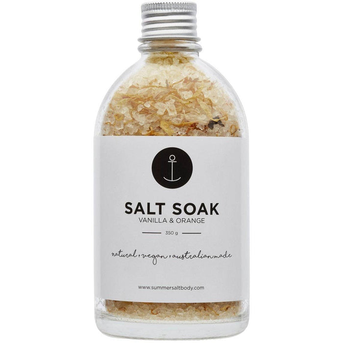 Summer Salt Body | Salt Soak | Vanilla & Orange - 350g