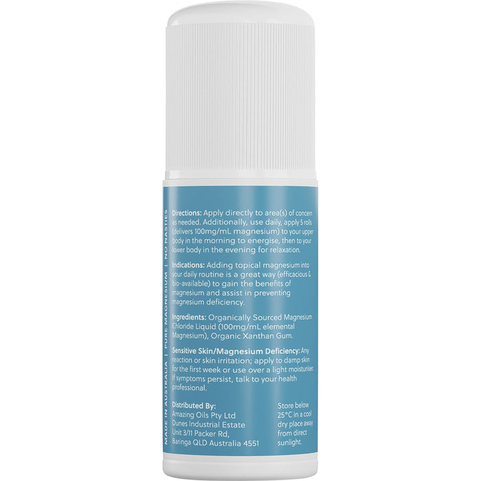 Amazing You | Magnesium Daily Gel Pure Magnesium Gel Roll-On | 60ml