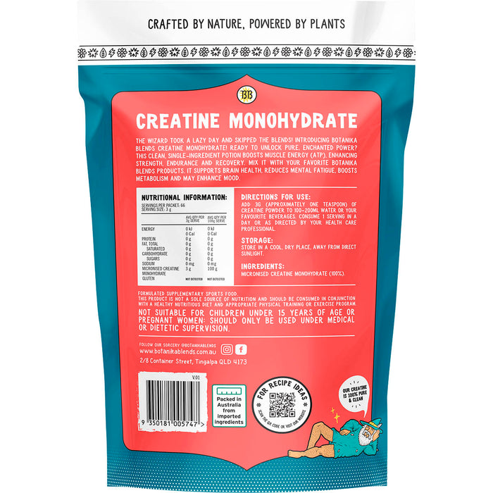 BOTANIKA BLENDS | Creatine Monohydrate | 200g