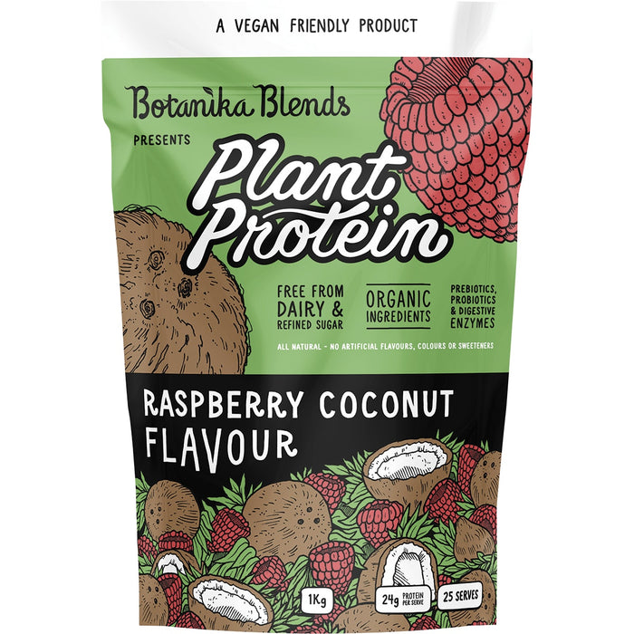 BOTANIKA BLENDS | Plant Protein Raspberry Coconut | 1kg