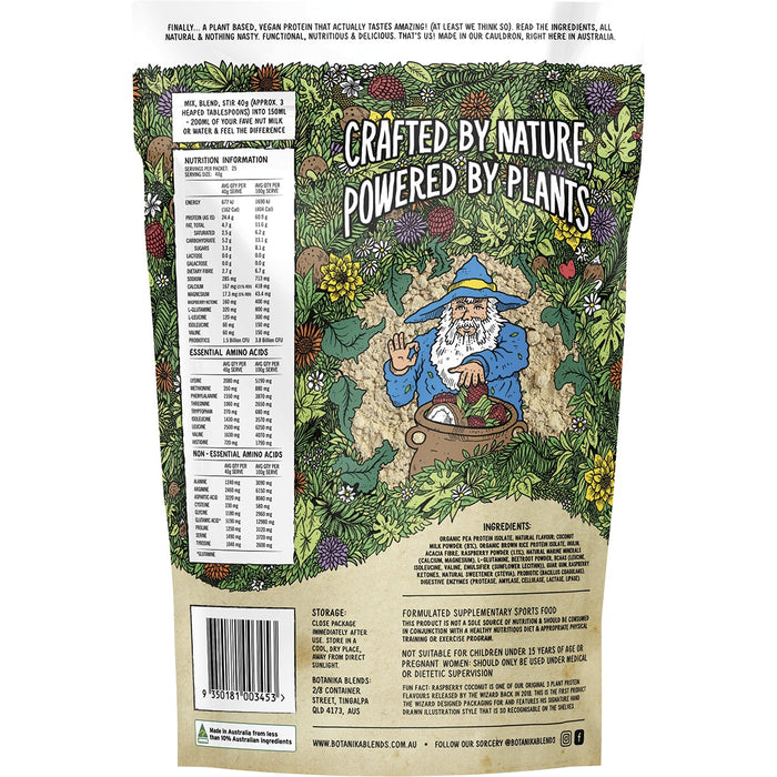 BOTANIKA BLENDS | Plant Protein Raspberry Coconut | 1kg