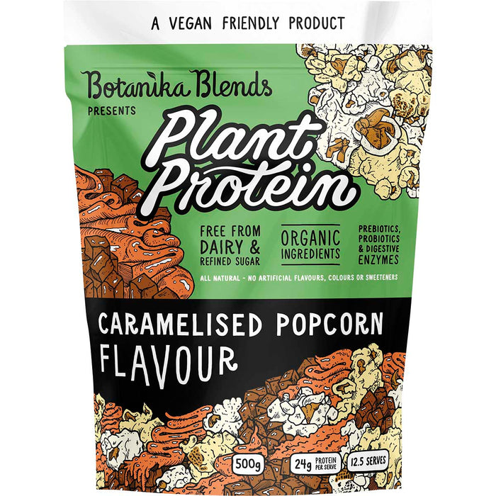 BOTANIKA BLENDS | Plant Protein Caramelised Popcorn | 500g