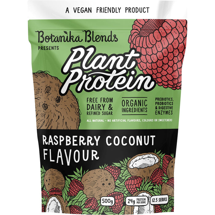 BOTANIKA BLENDS | Plant Protein Raspberry Coconut | 500g