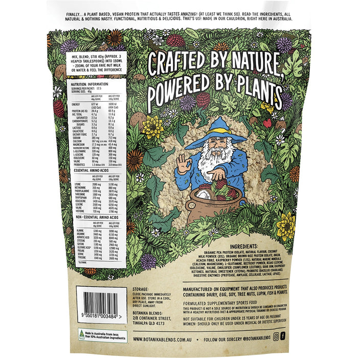 BOTANIKA BLENDS | Plant Protein Raspberry Coconut | 500g