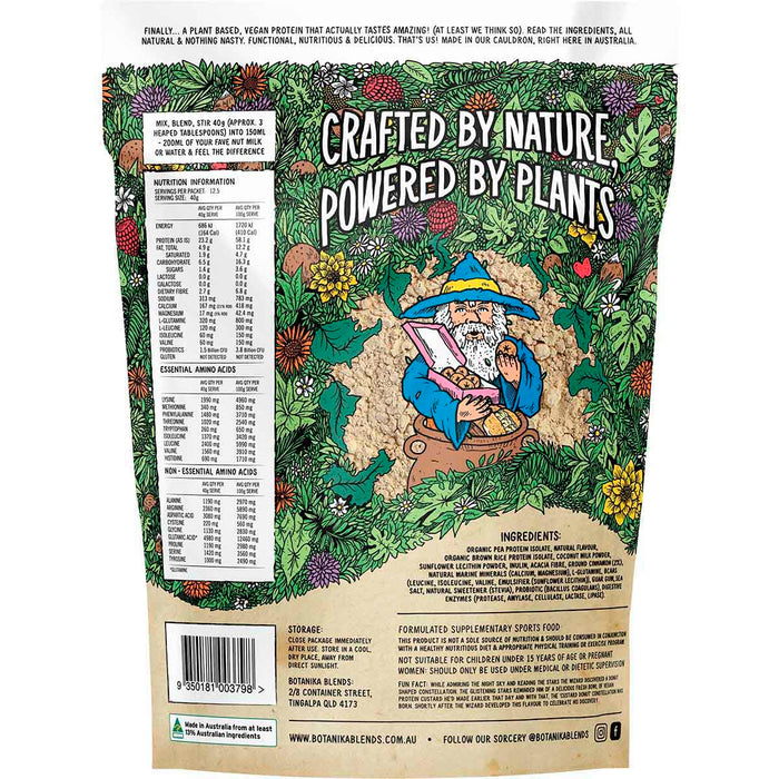 BOTANIKA BLENDS | Plant Protein Custard Filled Cinnamon Donut | 500g