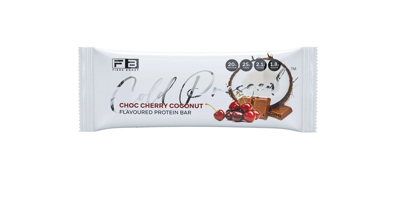 Cold Pressed Protein Bar Choc Cherry Coconut 60g