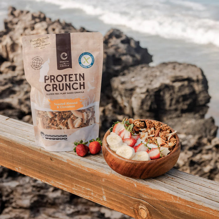 COASTAL CRUNCH " Protein Crunch Granola |Toasted Almond & Cinnamon | 320g