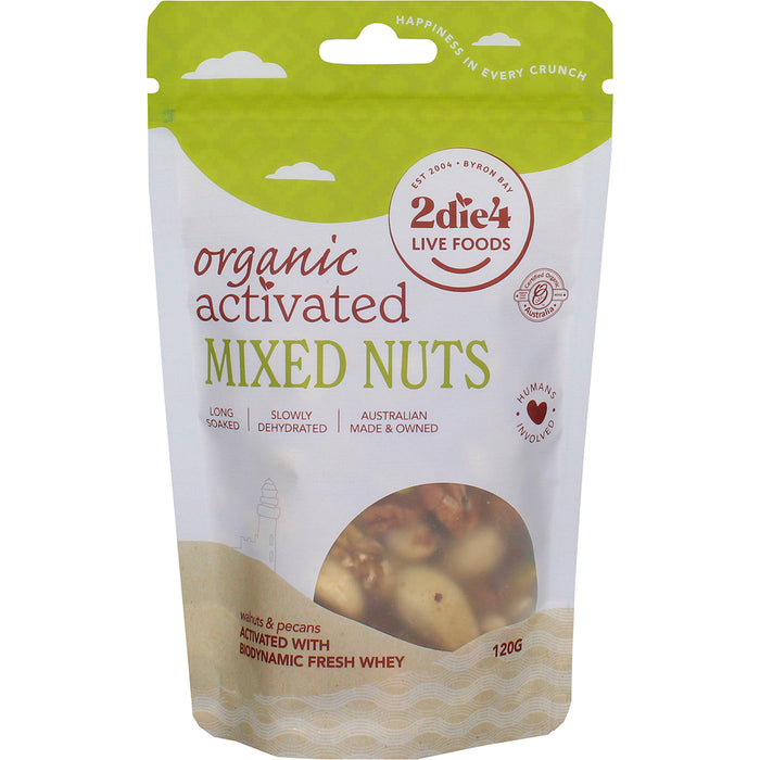 2DIE4 | Organic Activated Mixed Nuts with Fresh Whey | 120g