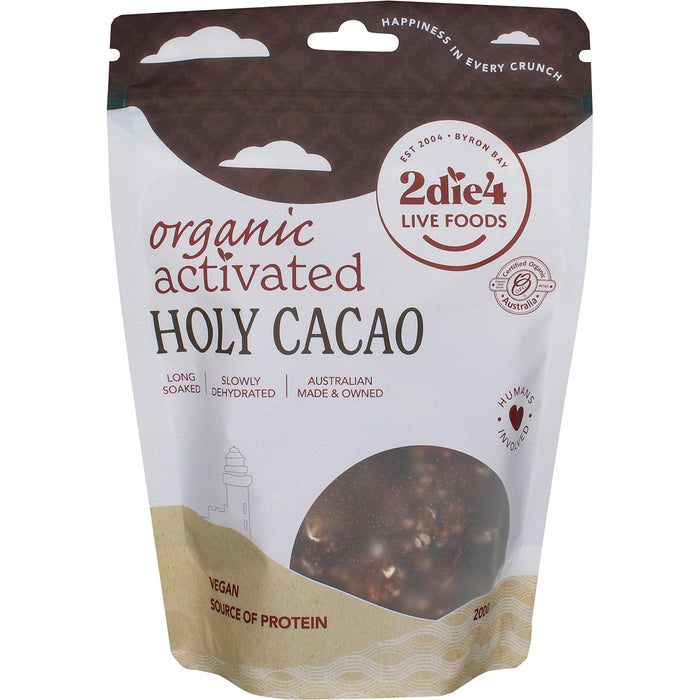 2DIE4 | Organic Activated Holy Cacao Granola Clusters | 200g