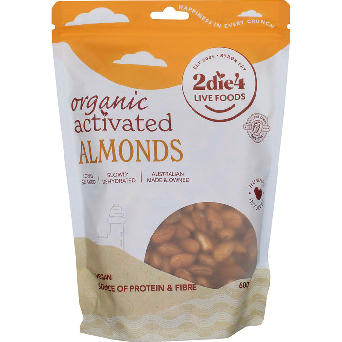 2DIE4 | Organic Activated Almonds | 600g