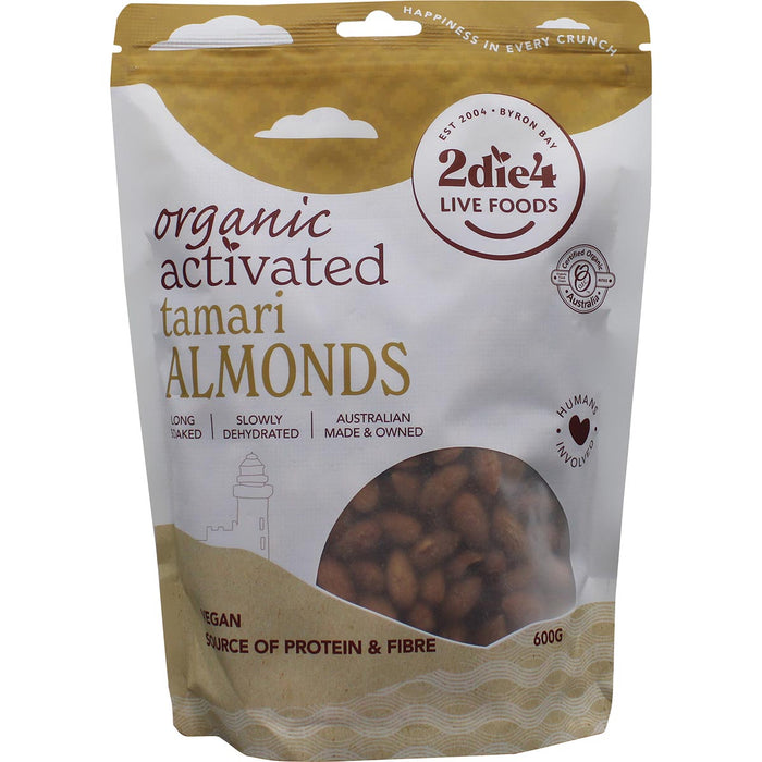 2DIE4 | Organic Activated Tamari Almonds | 600g