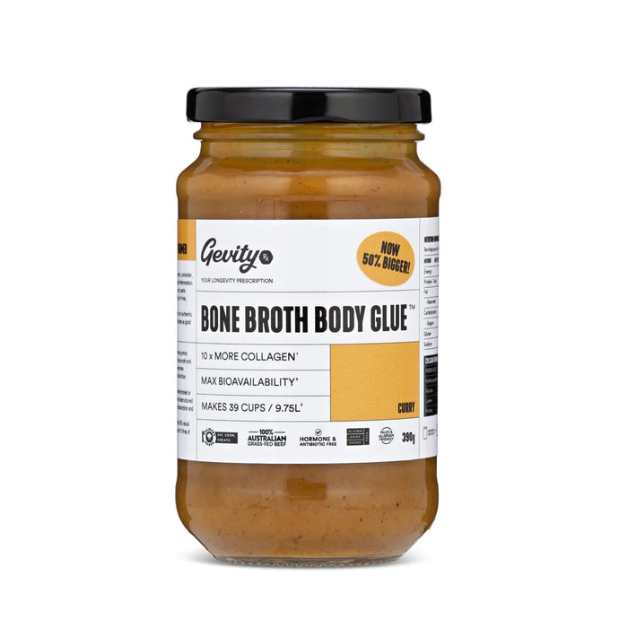 GEVITY Bone Broth Body Glue - Curry 390g