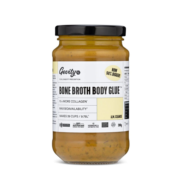 Gevity Bone Broth Body Glue - AM Cleanse - 390g