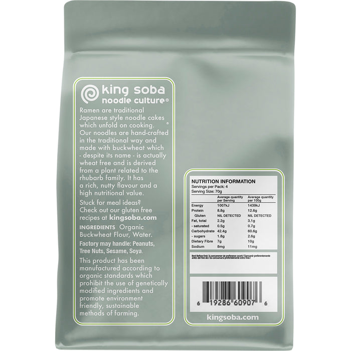 King Soba | Organic Buckwheat Ramen Noodles