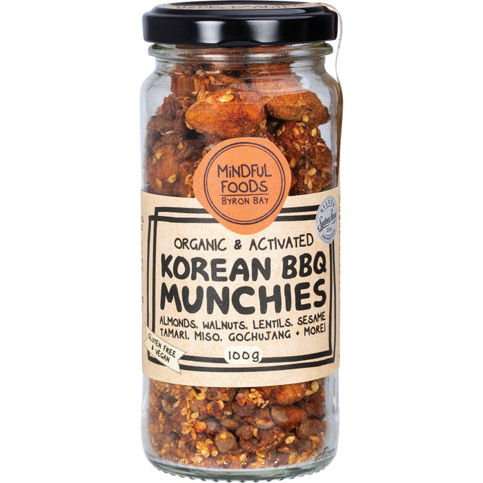 MINDFUL FOODS | Korean BBQ Munchies Organic & Activated | 100g