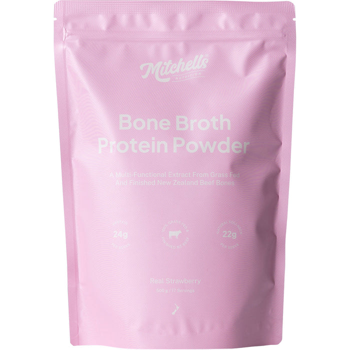 Bone Broth Protein Powder | Real Strawberry | 500g