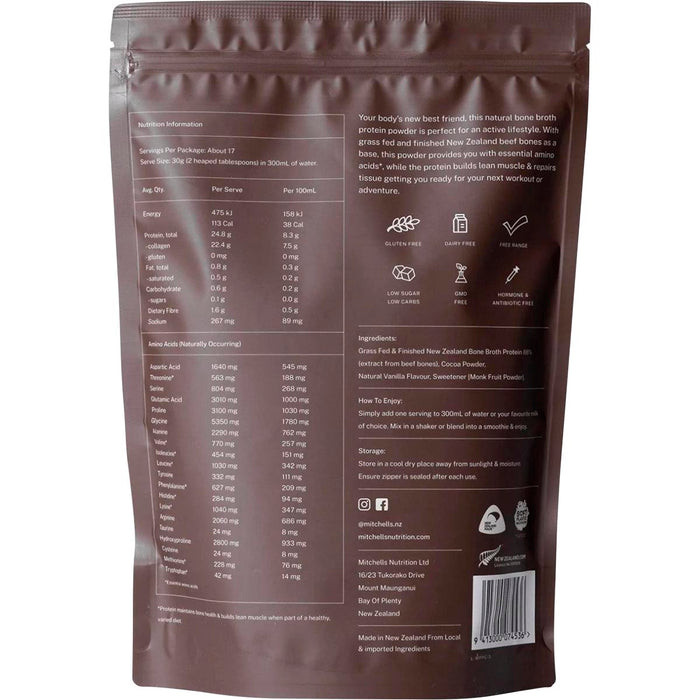 Bone Broth Protein Powder | Chocolate | 500g