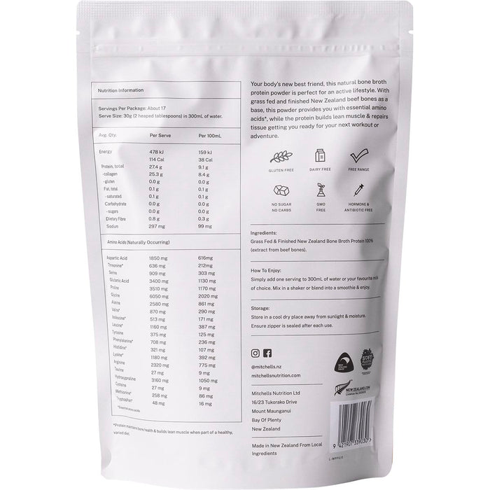 Bone Broth Protein Powder | Unflavoured | 500g