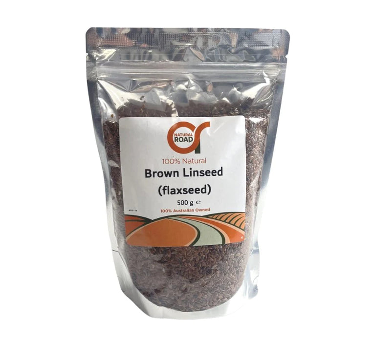 NATURAL ROAD Brown Linseed (flaxseed) 500g