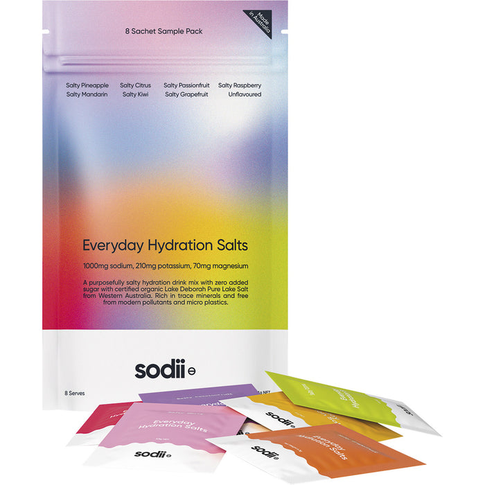 SODII | Everyday Hydration Salts Mixed Flavour | 8 Sample Pack