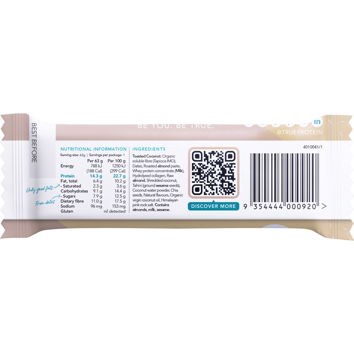 Protein Bar Toasted Coconut