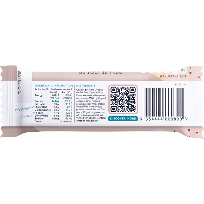 Protein Bar Cookies & Cream