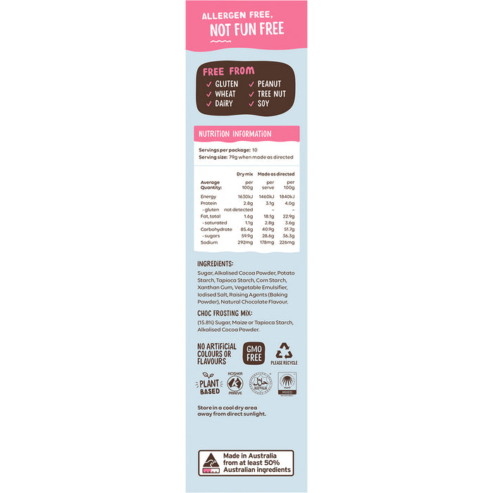 WELL & GOOD | Lemon Coconut Cake Mix with Goji Berry Icing | 475g