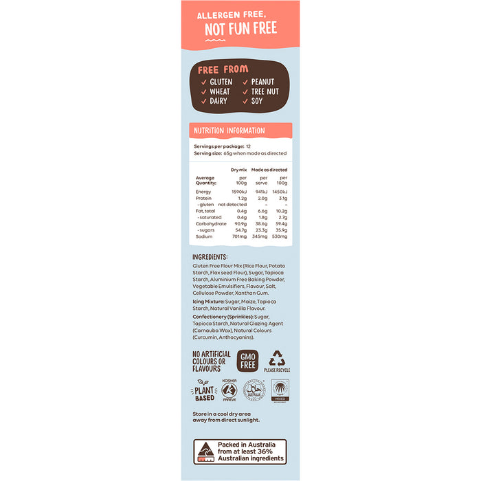 WELL & GOOD | Vanilla Cupcake Mix | 510g