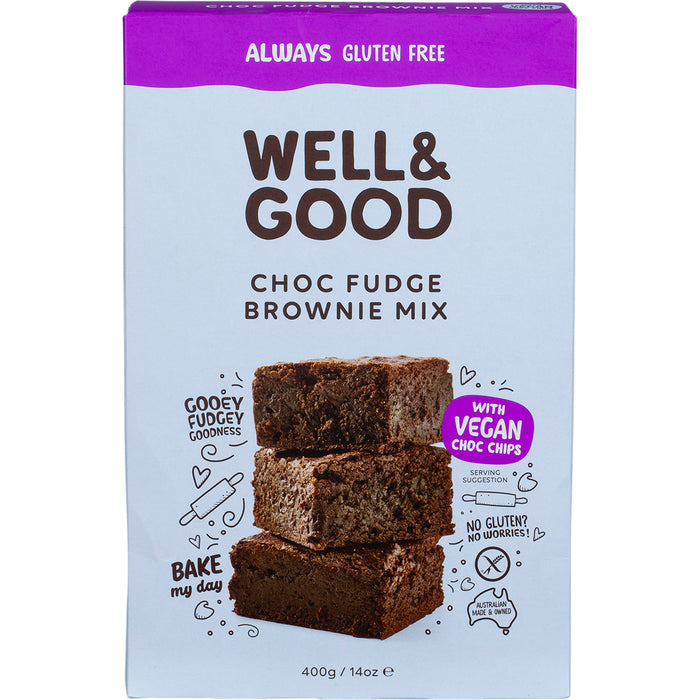 WELL & GOOD | Choc Fudge Brownie Mix | 400g
