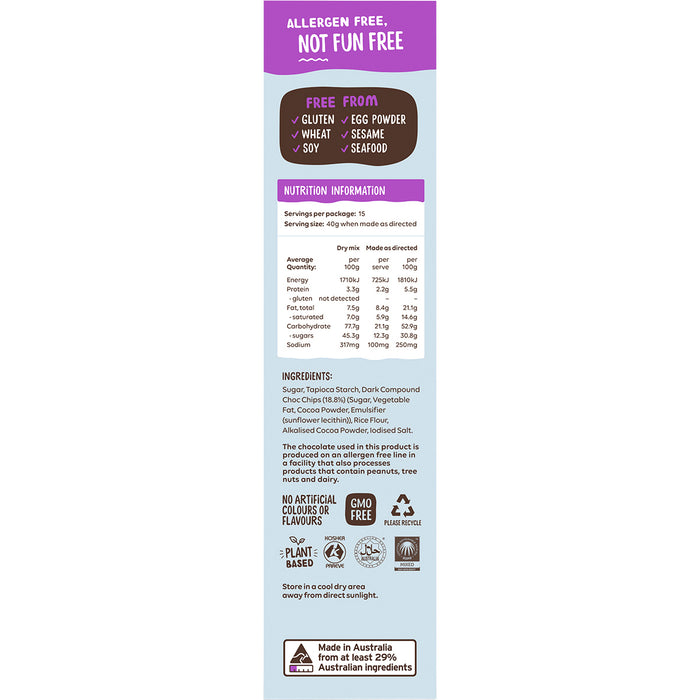 WELL & GOOD | Choc Fudge Brownie Mix | 400g