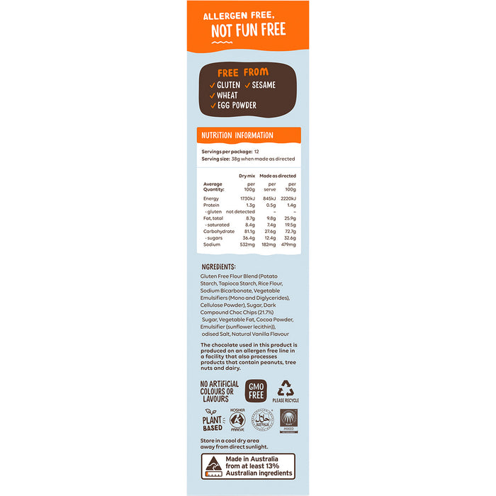 WELL & GOOD | Chocolate Chip Cookie Mix | 400g