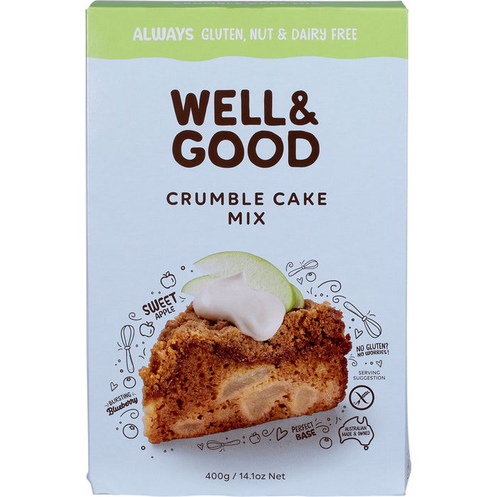 WELL & GOOD | Crumble Cake Mix | 400g