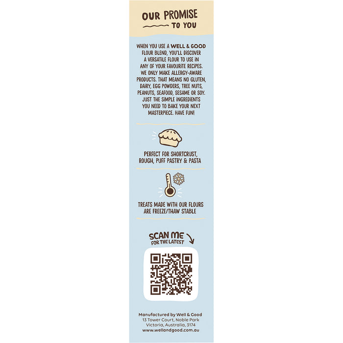 WELL & GOOD | Pastry Flour Blend | 400g