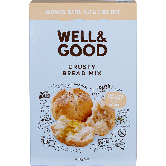 WELL & GOOD | Crusty Bread Mix | 410g