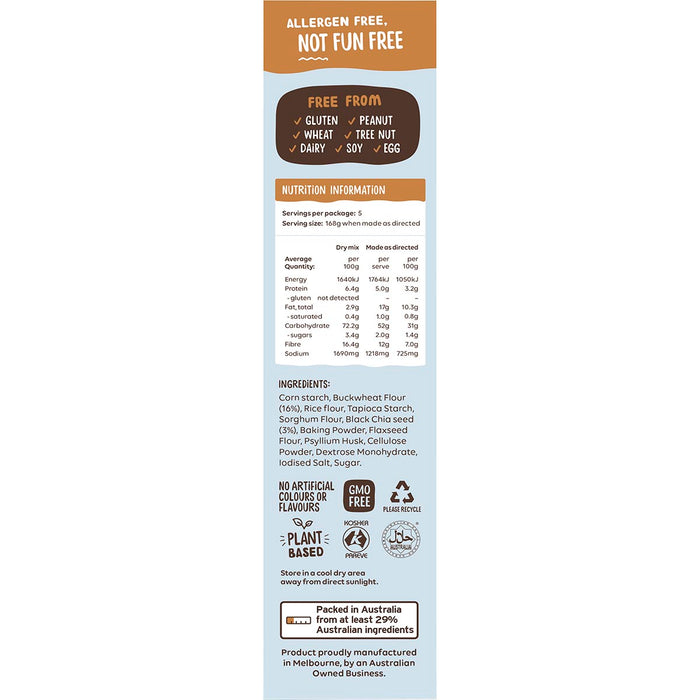 WELL & GOOD | Buckwheat & Chia Bread Mix | 360g