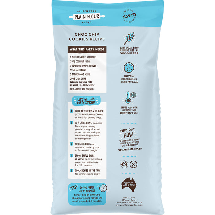 WELL & GOOD | Plain Flour Blend | 1kg